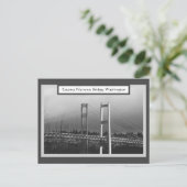 Tacoma Narrows Bridge Postcard Postkarte (Stehend Vorderseite)