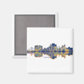 Tacoma Skyline Magnet (Vorderseite/Rückseite)