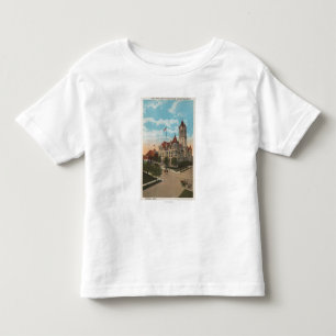 Tacoma, WA - Ansicht des Pierce County Kleinkind T-shirt