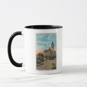 Tacoma, WA - Ansicht des Pierce County Tasse