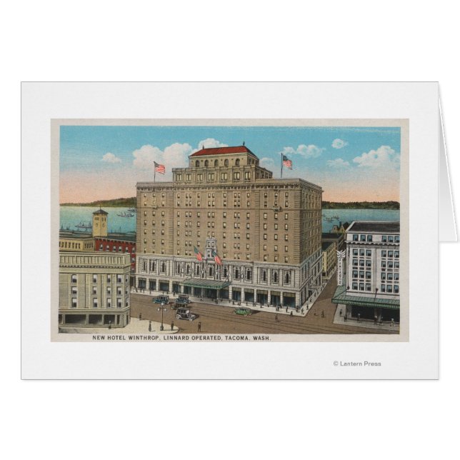 Tacoma, WA - Aussicht auf das Hotel Winthrop (Vorderseite (Horizontal))