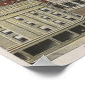 Tacoma, WA - Aussicht auf das Hotel Winthrop Poster (Ecke)