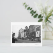 Tacoma, WA-Aussicht auf den Broadway mit Blick nac Postkarte (Stehend Vorderseite)