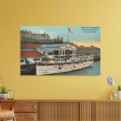 Tacoma, WA - Aussicht auf die Stadt Leinwanddruck (Insitu (Wohnzimmer))