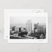 Tacoma, WA Skyline View vom Winthrop Hotel Postkarte (Vorne/Hinten)