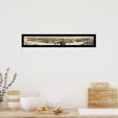 Tacoma, WA Tide Flats Foto 1919 Poster (Küche)