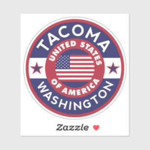 TACOMA, Washington Aufkleber