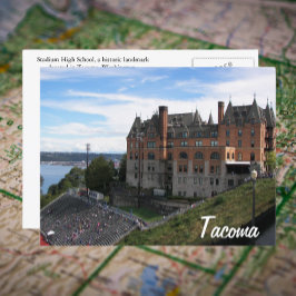 Tacoma, Washington Historic Sehenswürdigkeit Trave Postkarte