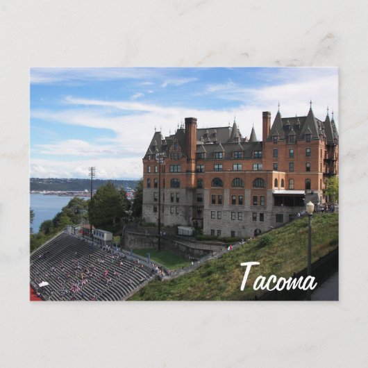 Tacoma, Washington Historic Sehenswürdigkeit Trave Postkarte (Vorderseite)