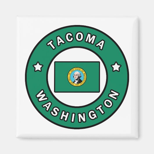 Tacoma Washington Magnet (Vorne)