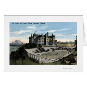 Tacoma, Washington - Sicht auf die High School