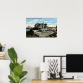 Tacoma, Washington - Sicht auf die High School Poster (Heimbüro)