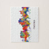 Tacoma Washington Skyline Puzzle (Vertikal)