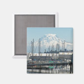 Tacoma, Washington Travel Foto Magnet (Vorderseite/Rückseite)