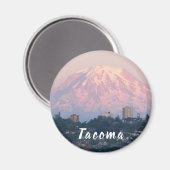 Tacoma, Washington und Rainier Magnet (Vorderseite/Rückseite)