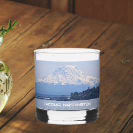 Tacoma, Washington und Rainier Whiskyglas
