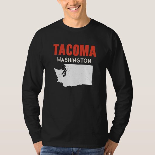 Tacoma Washington USA State America Travel Washing T-Shirt (Vorderseite)