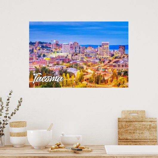 Tacoma, Washington, Vereinigte Staaten Poster (Küche)