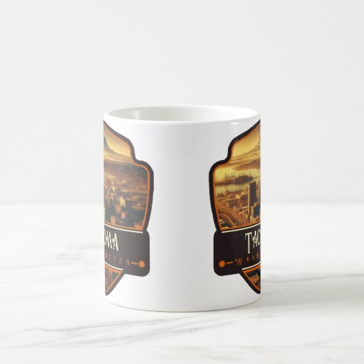 Tacoma, Washington| Vintag Kaffeetasse (Mittel)