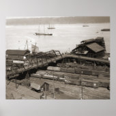 Tacoma Waterfront vom Stadium Way 1899 Poster (Vorne)