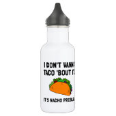 Taconacho-Problem Edelstahlflasche (Links)