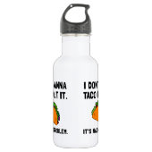 Taconacho-Problem Edelstahlflasche (Vorderseite)