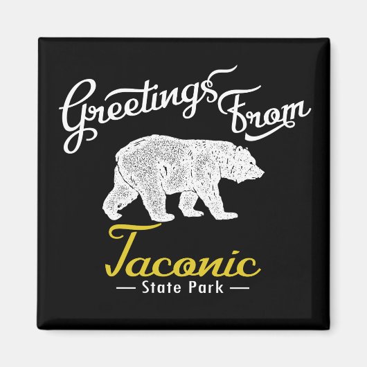 Taconic Staat Park Bear Magnet (Vorne)