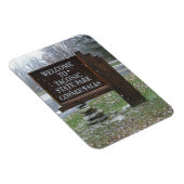 Taconic Staat Park Sign, Fallschirm Magnet (Rechte Seite)