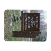 Taconic Staat Park Sign, Fallschirm Magnet (Horizontal)