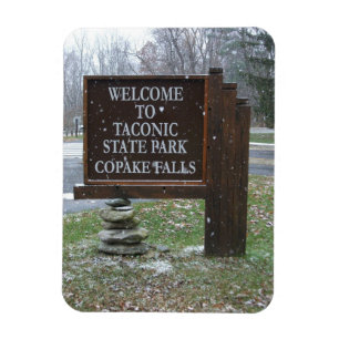 Taconic Staat Park Sign, Fallschirm Magnet