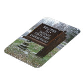 Taconic Staat Park Sign, Fallschirm Magnet (Linke Seite)