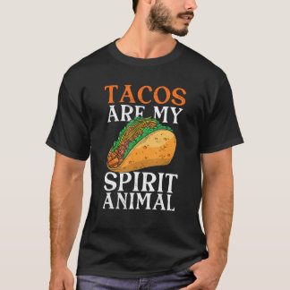 Tacos Are My Spirit Animal Cinco de Mayo Mexican F T-Shirt