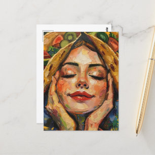 Tacos auf meine Geistesfrau Postkarte