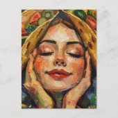 Tacos auf meine Geistesfrau Postkarte (Vorderseite)