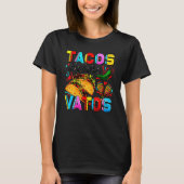 Tacos Before Vatos Happy Valentine's Day T-Shirt (Vorderseite)