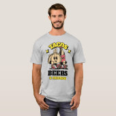 Tacos, Bier und Freunde T-Shirt (Vorne ganz)