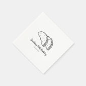 Tacos Birthday Party Napkin Serviette (Ecke)