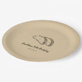 Tacos Birthday Party Pappteller (Schrägansicht)