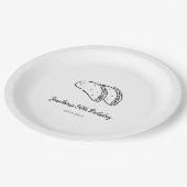 Tacos Birthday Party Pappteller (Schrägansicht)