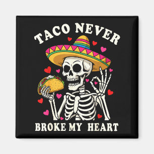 Tacos brachen mein Herz Sombrero Fiesta Cinco de M Magnet