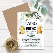 Tacos & Brews Paare Einladung