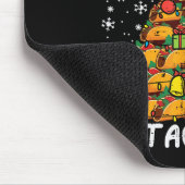 Tacos Christmas Tree Funny Xmas Foodie Mexican Men Mousepad (Ecke)