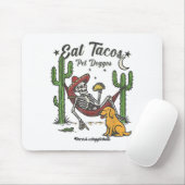 Tacos essen Hunde streicheln Mousepad (Mit Mouse)