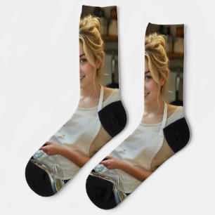 Tacos essend Foto personalisieren anpassen Socken