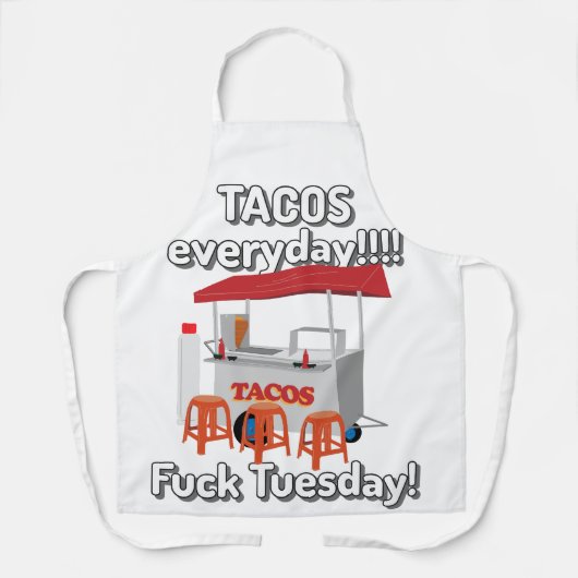 Tacos Everyday Schürze (Vorderseite)