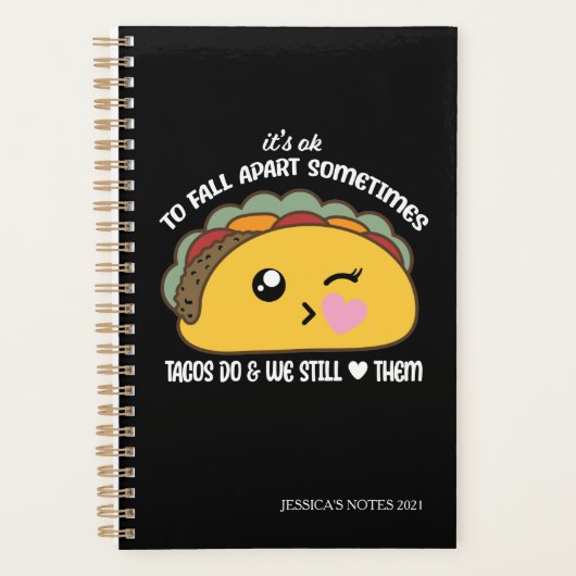 Tacos Fall Apart Meme Planer (Vorderseite)