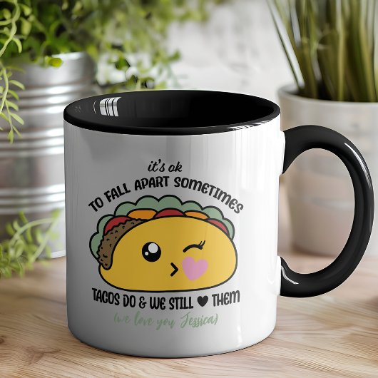 Tacos Fall Apart Meme Tasse