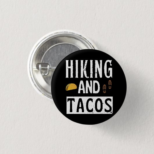 Tacos Funny Tacos Button (Vorne & Hinten)