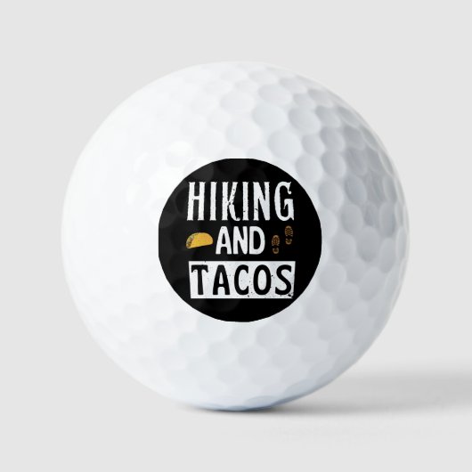 Tacos Funny Tacos Golfball (Vorderseite)