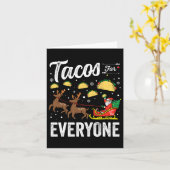 Tacos für alle Weihnachten Taco Funny Weihnachten Karte (Gelbe Blume)